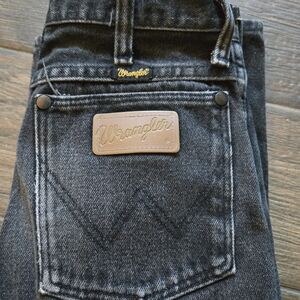 Vintage Wrangler 13MWZP Black Jeans 28x32 – Made in USA – Cowboy Cut